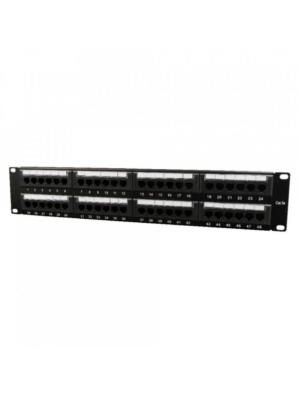Patch panel Gembird, 48 porturi, Cat.6