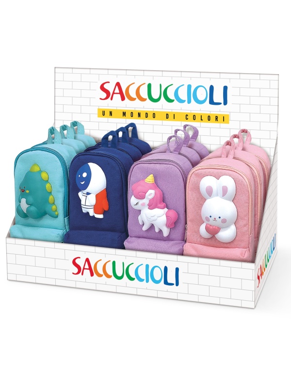 Penar Squishy cu 2 compartimente, model rucsac, 4 modele (12 buc/display)