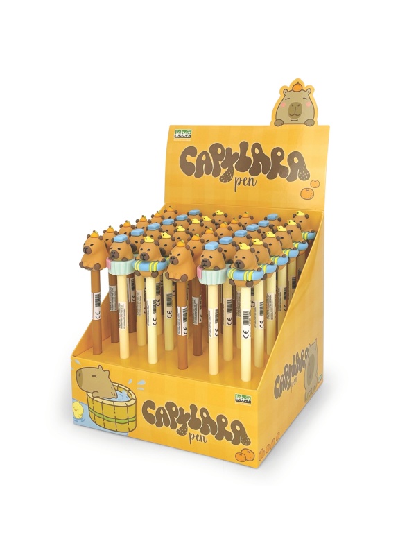 Pix cu capac Capibara, 3 modele (36 buc/display)
