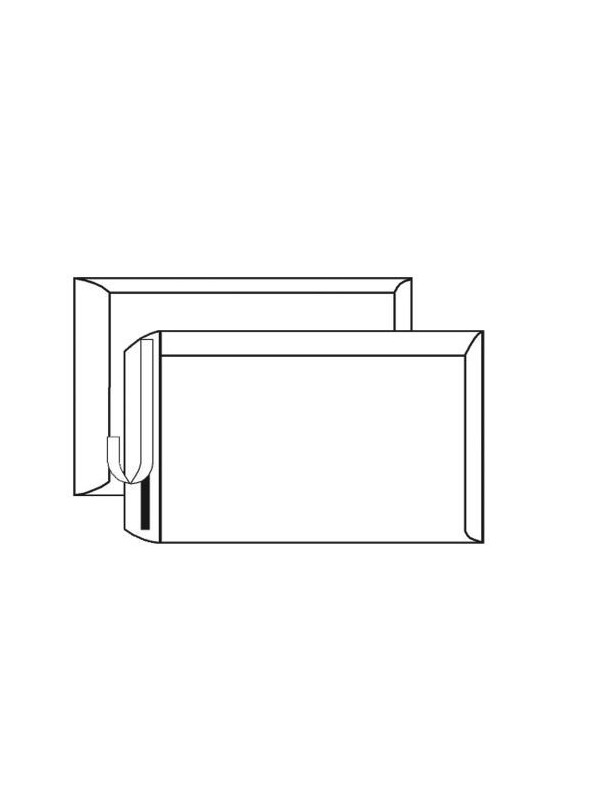 Plic c4 80g 229x324 mm siliconic pentru documente cutie 250 alb