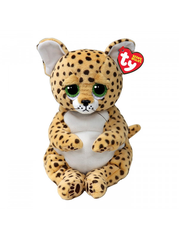 PLUS TY 24CM BEANIE BELLIES LEOPARDUL LLOYD