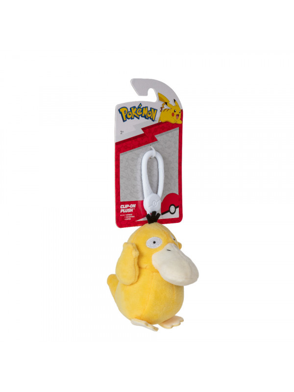 Pokemon - Jucarie de plus cu agatatoare, Psyduck, S9