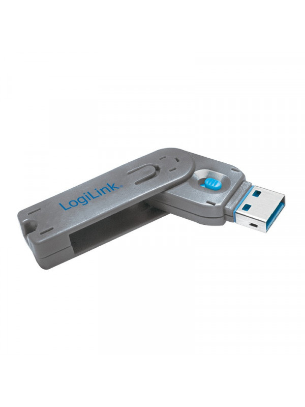 PORT Blocker LOGILINK, USB-A, 1buc. contine 1 cheie, "incuietori de USB" "AU0044"