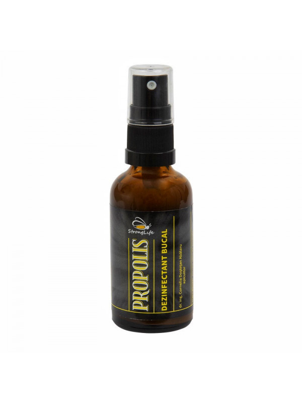 Propolis dezinfectant bucal fara alcool - 50ml by Dr. Ing. Cornelia Dostetan Abalaru apicultor