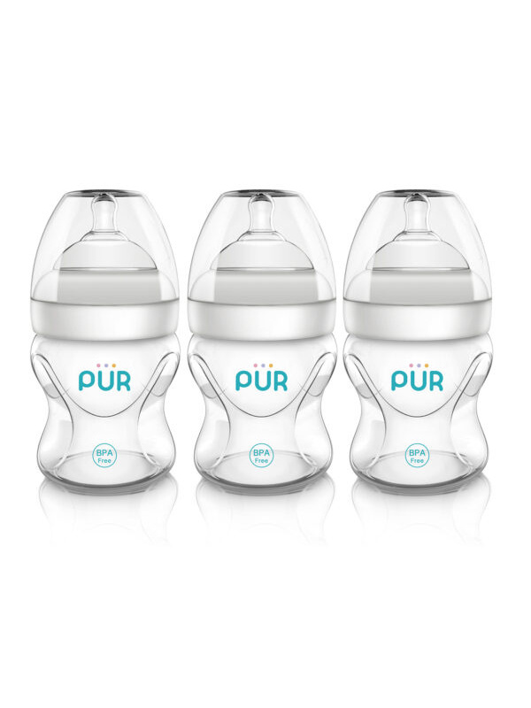 PUR 9815 – SET BIBEROANE ADVANCED PLUS CU GURA LARGA 3 X 150ML