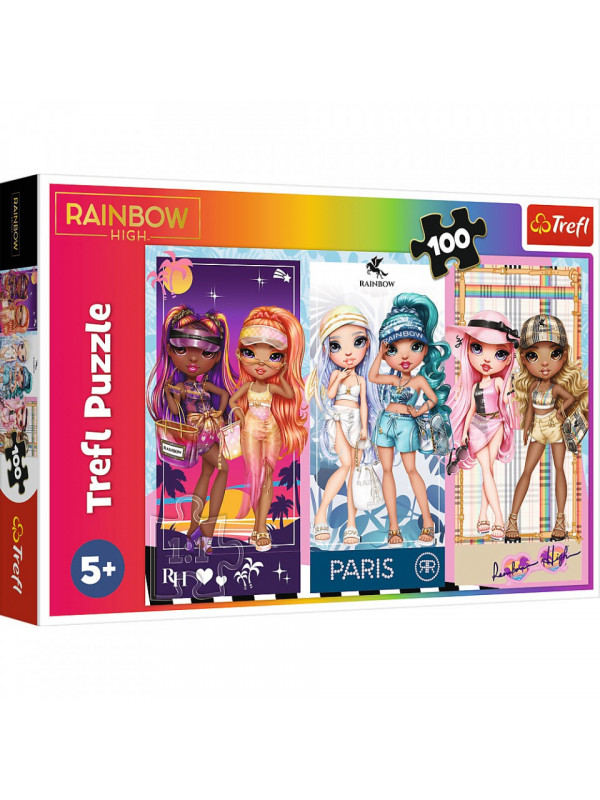 Puzzle Trefl 100 Rainbow High Papusile Deosebite