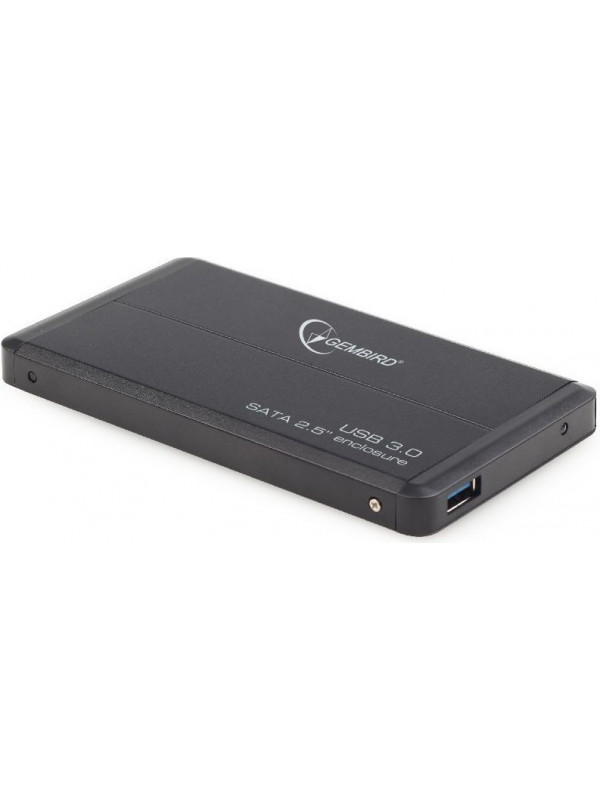 RACK extern GEMBIRD, pt HDD/SSD, 2.5 inch, S-ATA, interfata PC USB 3.0, aluminiu, negru, "EE2-U3S-2"