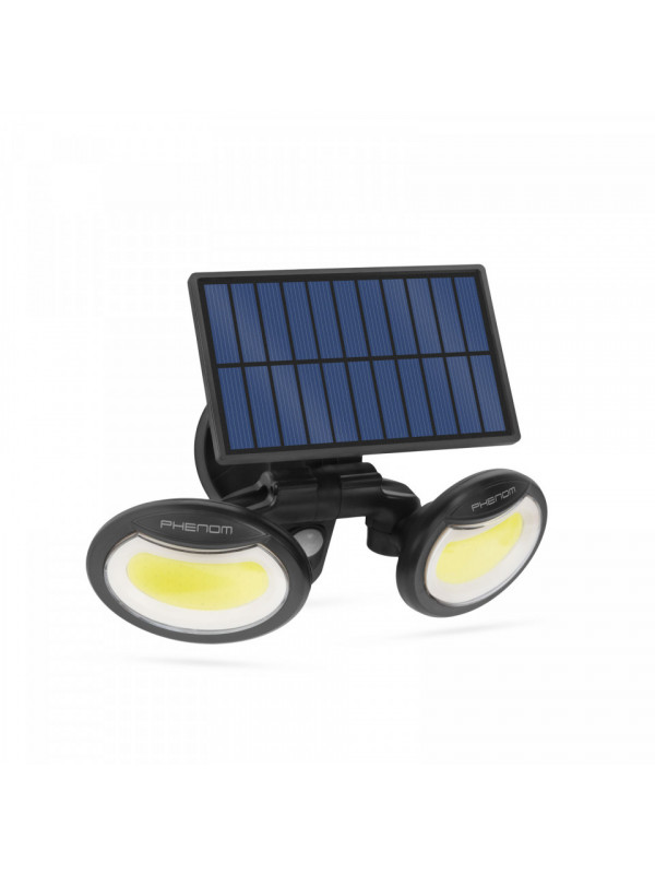 Reflector solar cu senzor de mișcare - cu cap rotativ - 2 LED-uri COB