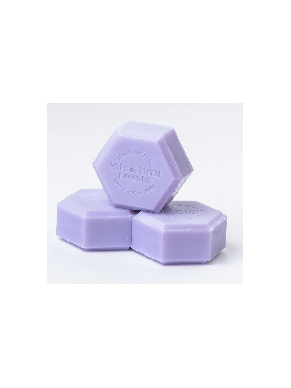 Sapun vegetal hexagonal cu lavanda 100gr apidava