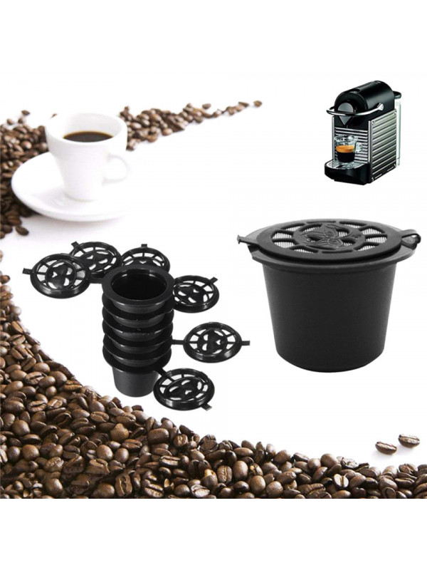 Set 5 capsule reutilizabile pentru Aparatele de Cafea Nespresso (Espressoare Nespresso)