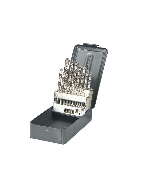 Set burghie metal hss 135° in cutie 1-13mm - 25p.