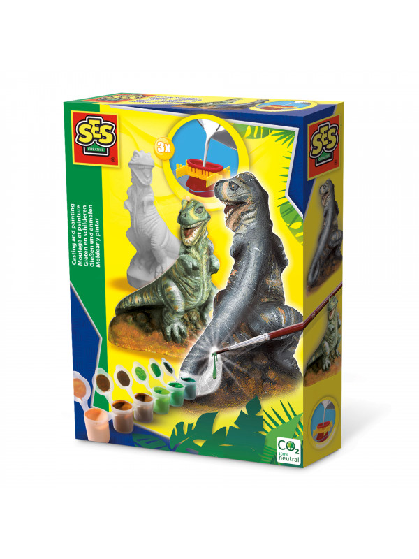 Set creativ mulaj si pictura - T-rex