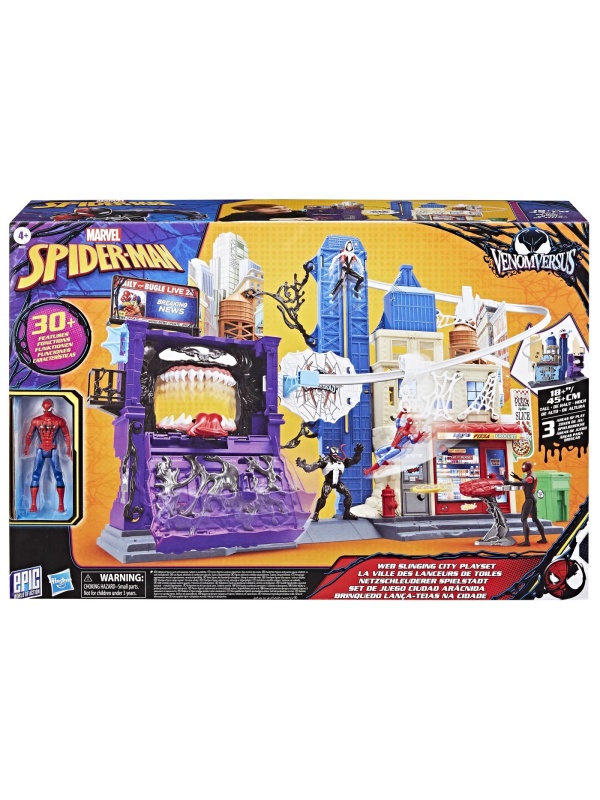 SET DE JOACA MARVEL SPIDER MAN VENOM VERSUS WEB CITY SLINGING
