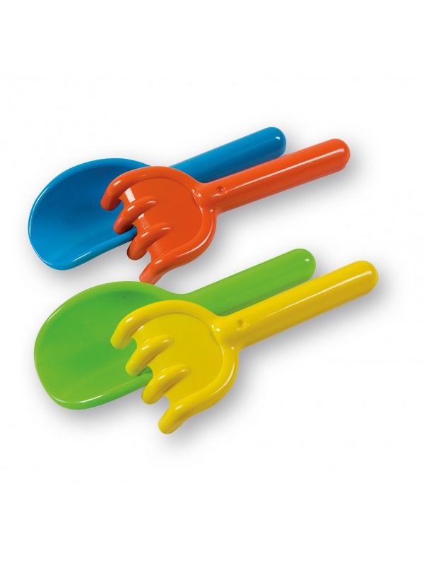 Set lopata si grebla 18 cm Baby Ciprus Androni Giocattoli