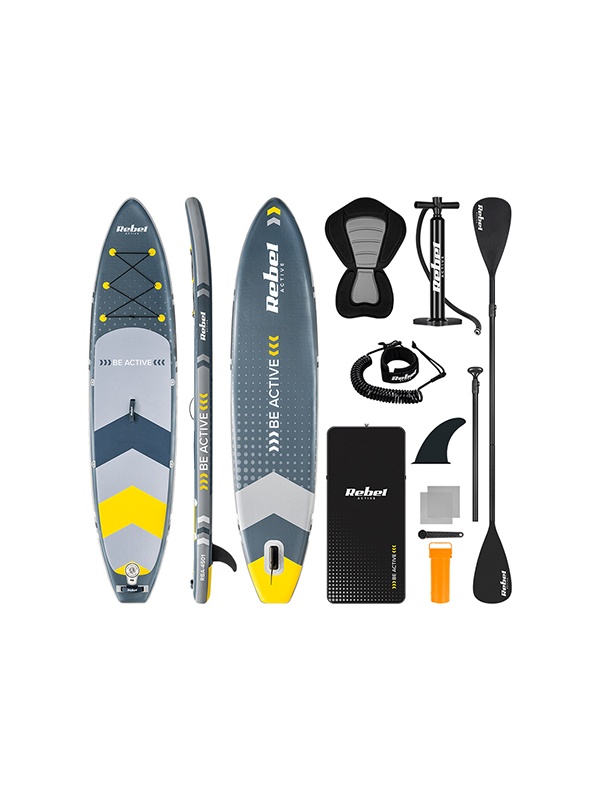 SET PLACA GONFLABILA STAND UP PADDLE SCAUN 350X80X15 CM