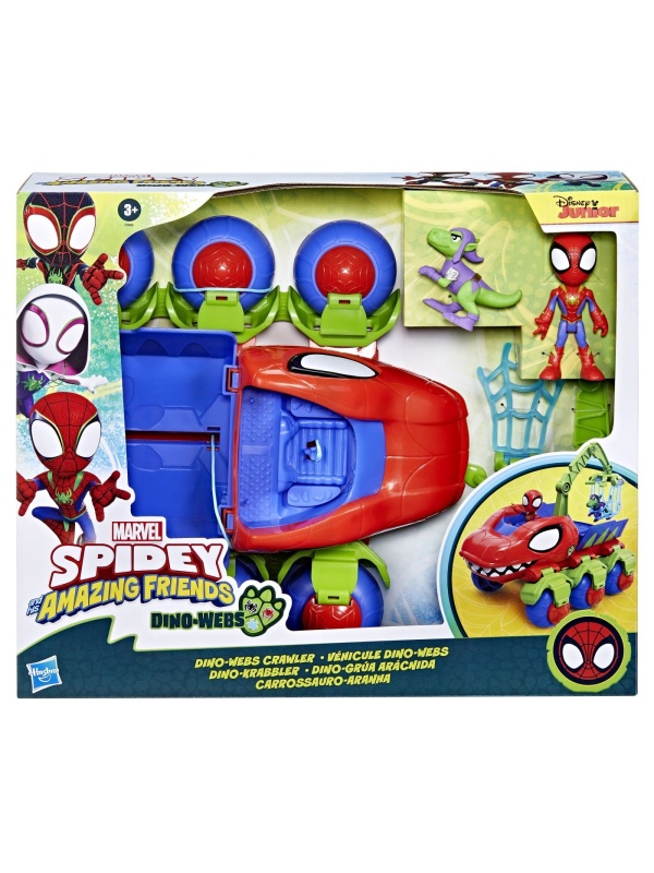 SPIDEY SI PRIETENII LUI UIMITORI MARVEL VEHICUL DINO WEBS CRAWLER
