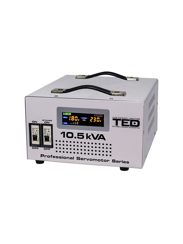 STABILIZATOR TENSIUNE SERVOMOTOR 10.5KVA TED