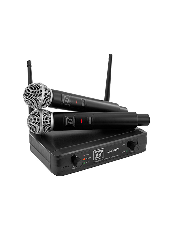 STATIE 2 MICROFOANE UHF WIRELESS 663.5MHZ/682.2MHZ