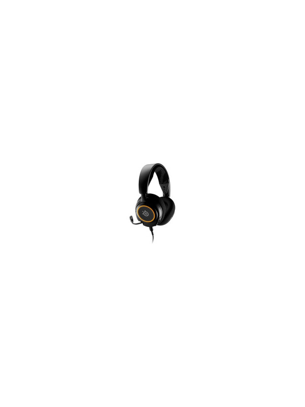 SteelSeries I Arctis Nova 3 I Gaming Headset I High Fidelity Drivers / Ultra lightweight / 4-points of adjustability / Noise-cancelling mic. / Dual-zone RGB lighting / Compatible with PC, Mac, PlayStation, Switch, and mobile devices via USB-C (USB-A adapt
