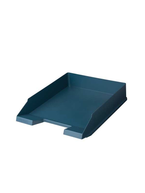Tavita corespondenta a4-c4 clasic plastic reciclat albastru petrol blue angel