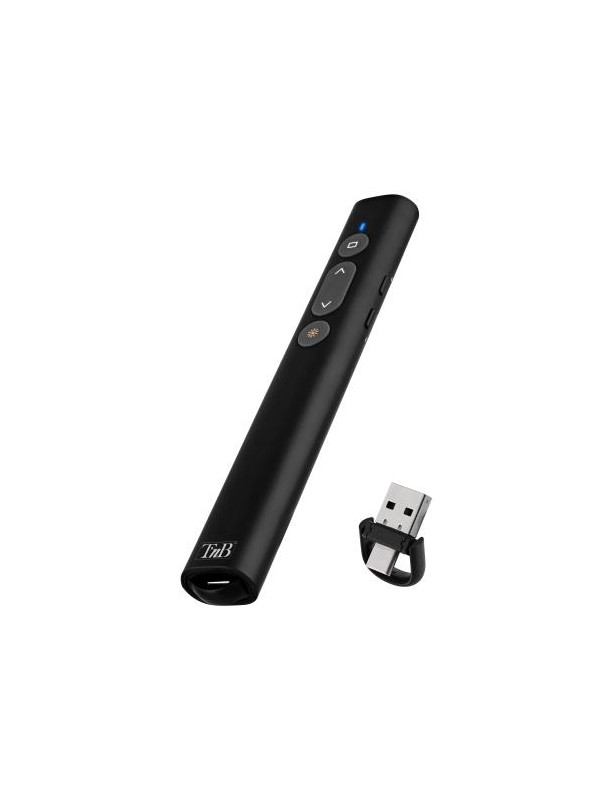 TNB WIRELES LASER PRESENTER - RECHARGEABLE, USB-C / USB-A DONGLE