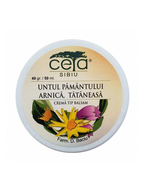 Unguent untul pamantului,tataneasa si arnica 40gr ceta