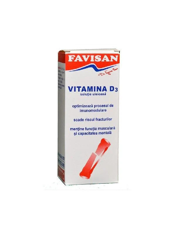 VITAMINA D3 picaturi 30ml FAVISAN