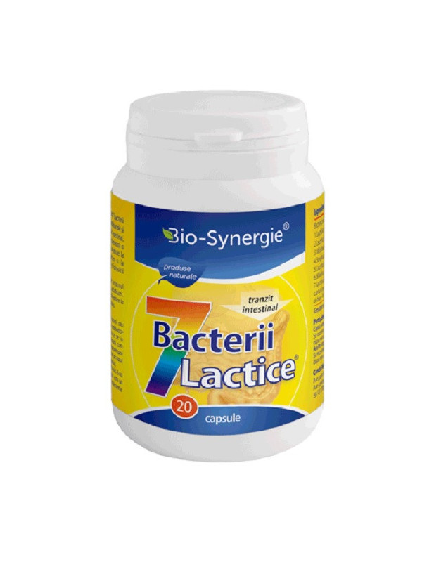 7 BACTERII LACTICE 300mg 20 cps BIO-SYNERGIE ACTIV