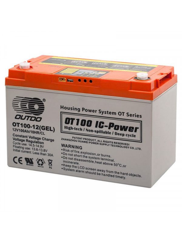 Acumulator gel deep cycle afisaj 12v 100ah