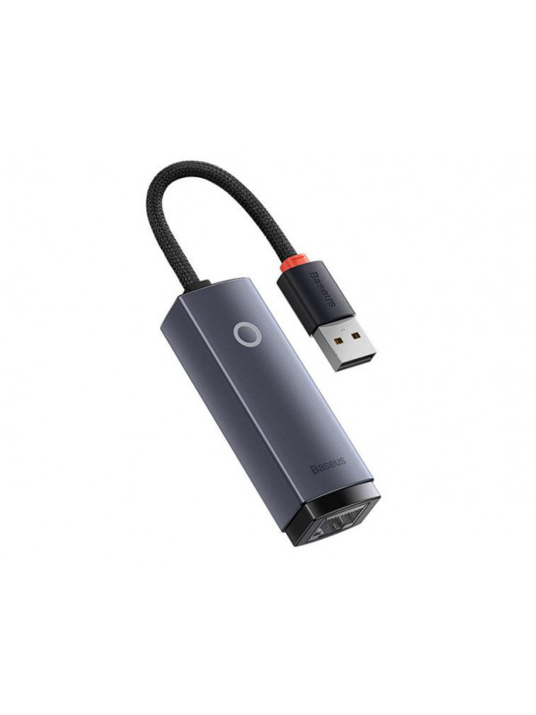 Adaptor Baseus Lite USB 2.0 la RJ45, gri