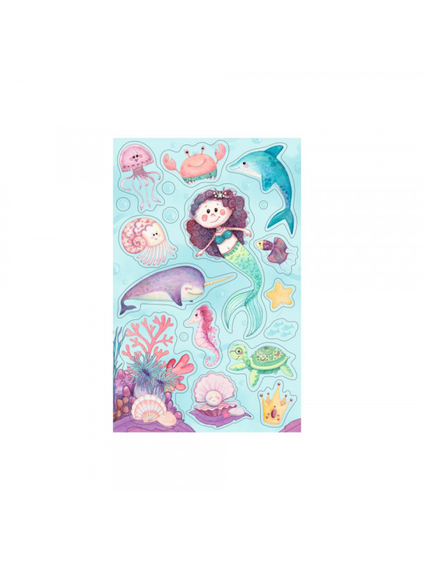 AUTOCOLANT MERMAID SET 3
