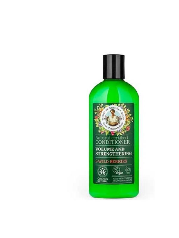 Balsam natural pt.volum si intarirea firului de par cu 5 fr.de padure "rba" 260ml adams vision