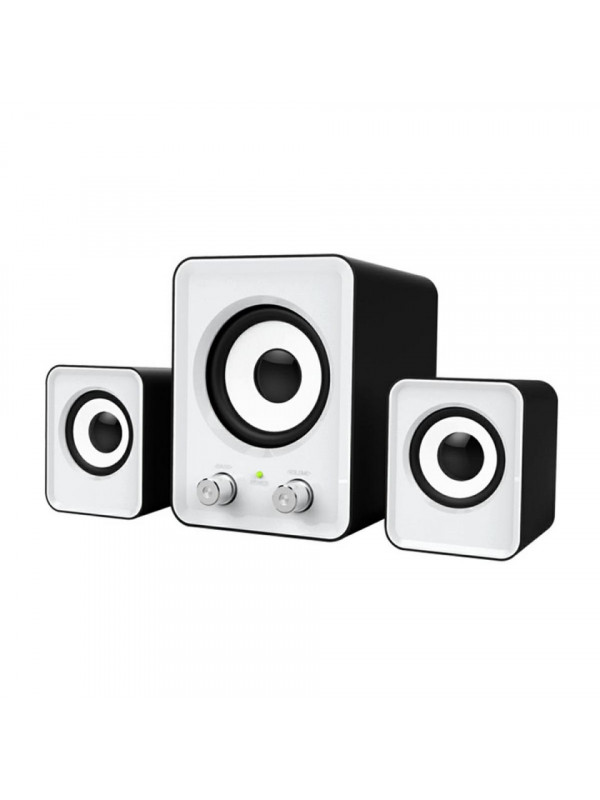 Boxe Stereo 2.1 cu conectare USB & Jack, putere 5W + 2 x 3W