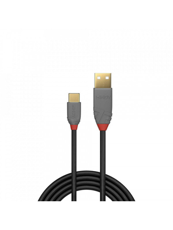 Cablu Lindy 1m USB 2.0 Type A to C