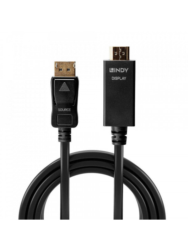 Cablu Lindy DisplayPort la HDMI 10.2G 2m