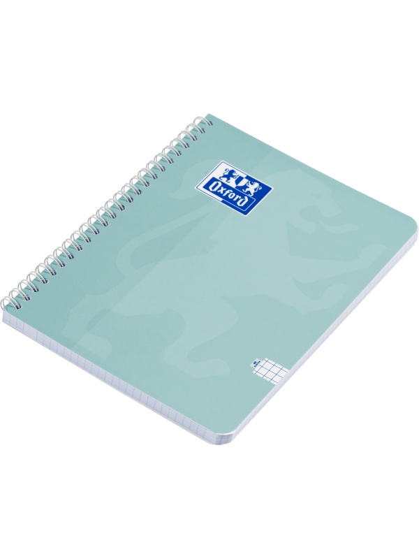 CAIET OXFORD TOUCH PASTEL, A4 80 FILE, HARTIE OPTIK 90G/MP, SPIRA DUBLA, SCRIBZEE, COPERTA PLASTIFIATA FLEXIBILA SOFT TOUCH, PEFC, PATRATELE, DIVERSE CULORI PASTEL