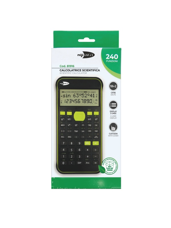 Calculator stiintific, 10+2 Cifre, 7.5 x 14.5 cm (blister)