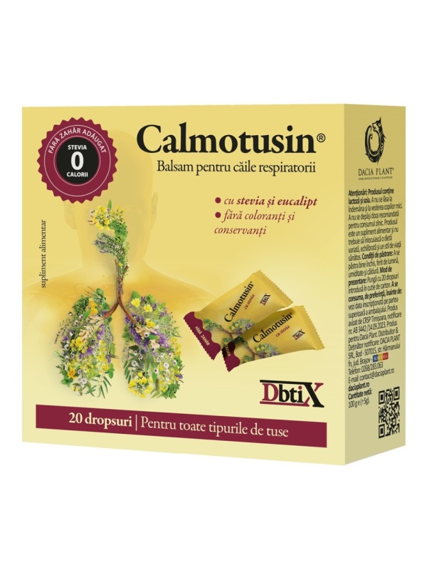 CALMOTUSIN CU STEVIA DBTIX 20DROPS 100GR