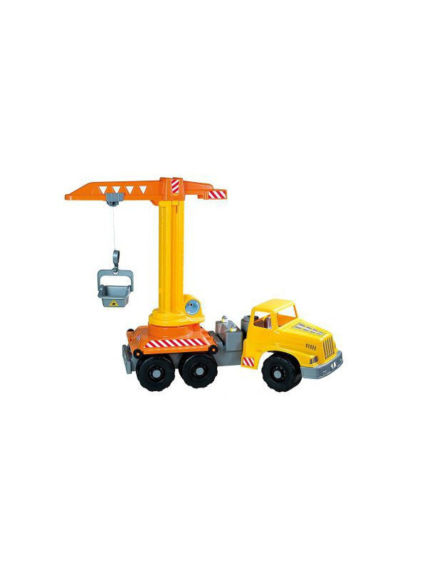 Camion cu macara functionala de jucarie