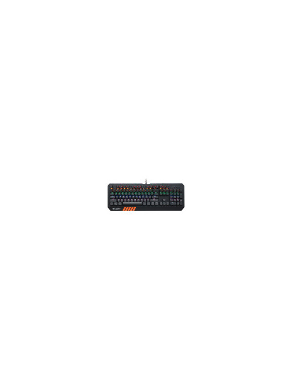 CANYON Hazard GK-6, Wired multimedia gaming keyboard with lighting effect, 108pcs rainbow LED, Numbers 104keys, EN double injection layout, cable length 1.8M, 450.5*163.7*42mm, 0.90kg, color black