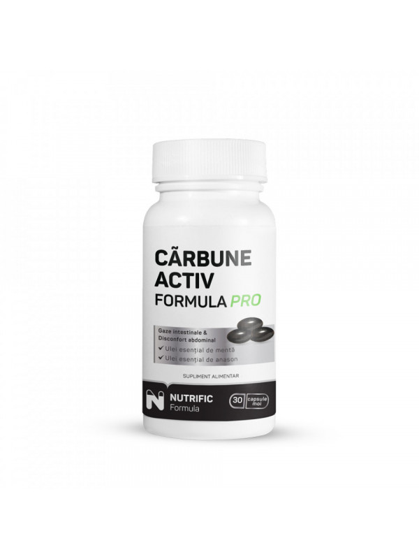 CARBUNE MEDICINAL FORMULA PRO 30cps soft NUTRIFIC