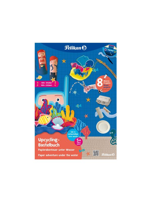 CARTE PENTRU ACTIVITATI CREATIVE CU STICKERE, MOTIV SEA WORLD, FORMAT A4 32 FILE, F1