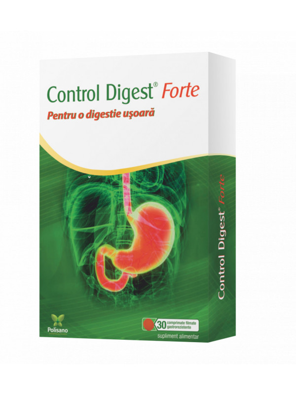 Control Digest® Forte - Susținător și Optimizator al Digestiei pentru Confort Gastrointestinal