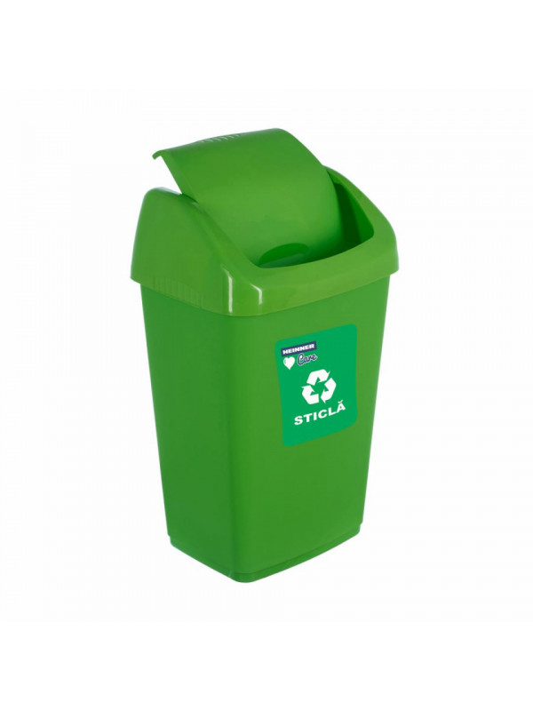 Cos gunoi pt reciclare eco 35 l, verde