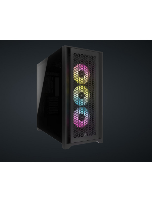 CR iCUE 5000D RGB AIRFLOW MID TOWER BK