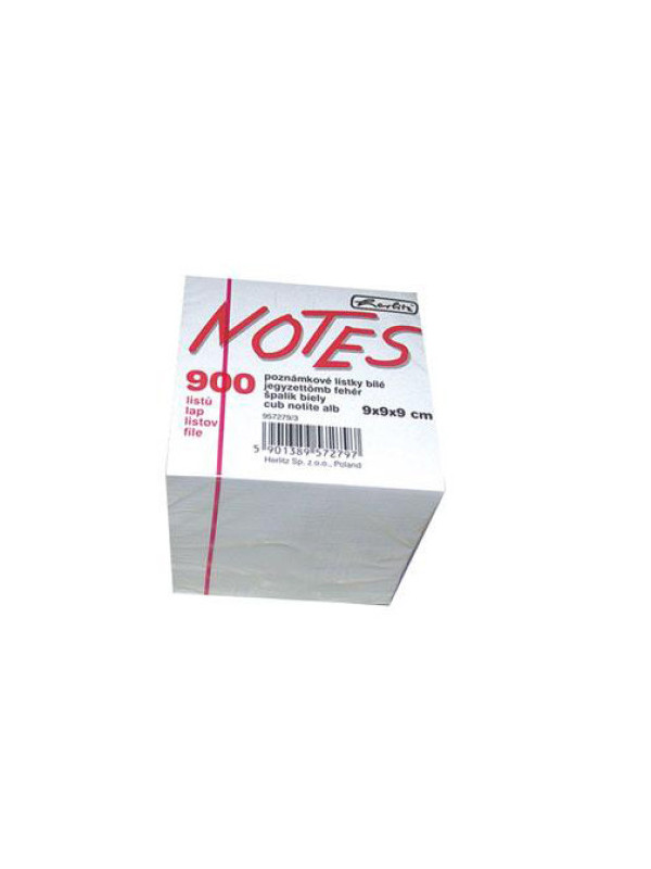 Cub hartie alb 9 x 9 x 9cm Herlitz 9930140