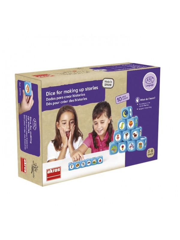Cuburi cu povesti pentru dezvoltarea vorbirii Story cubes