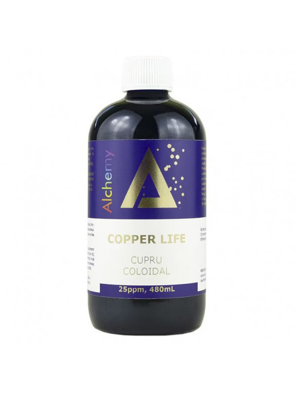 CUPRU COLOIDAL COPPER LIFE 25PPM "ALCHEMY" 480ml AGHORAS