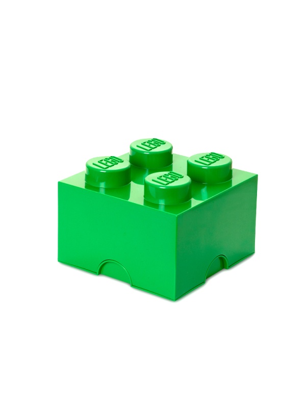 Cutie depozitare LEGO 4 verde inchis