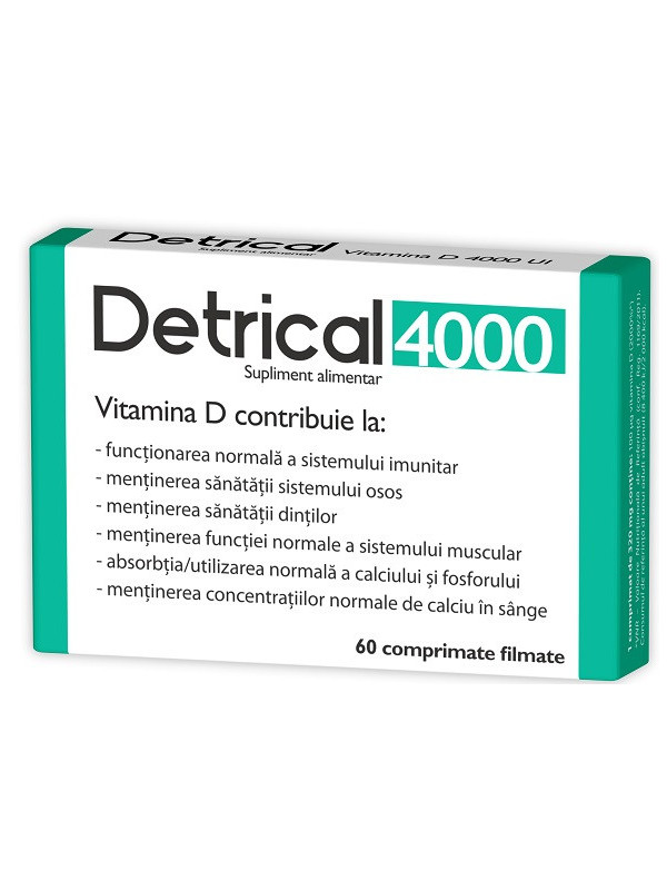 DETRICAL D3 4000IU 60CPR